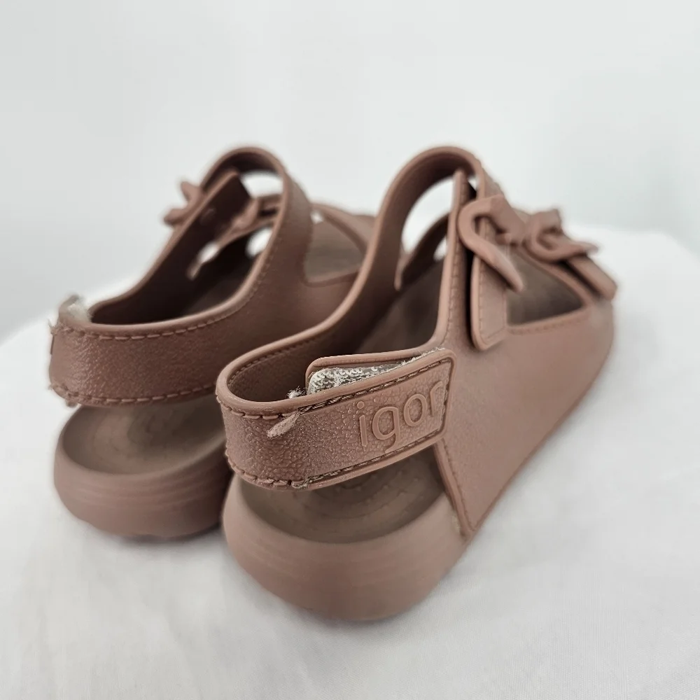 IGOR Mauve Kids Jelly Sandals | Size‎ 26 | EUC